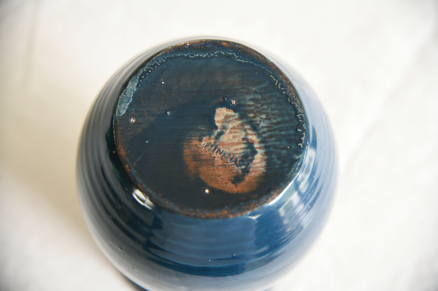 Prinknash Pottery Blue Glaze Vase