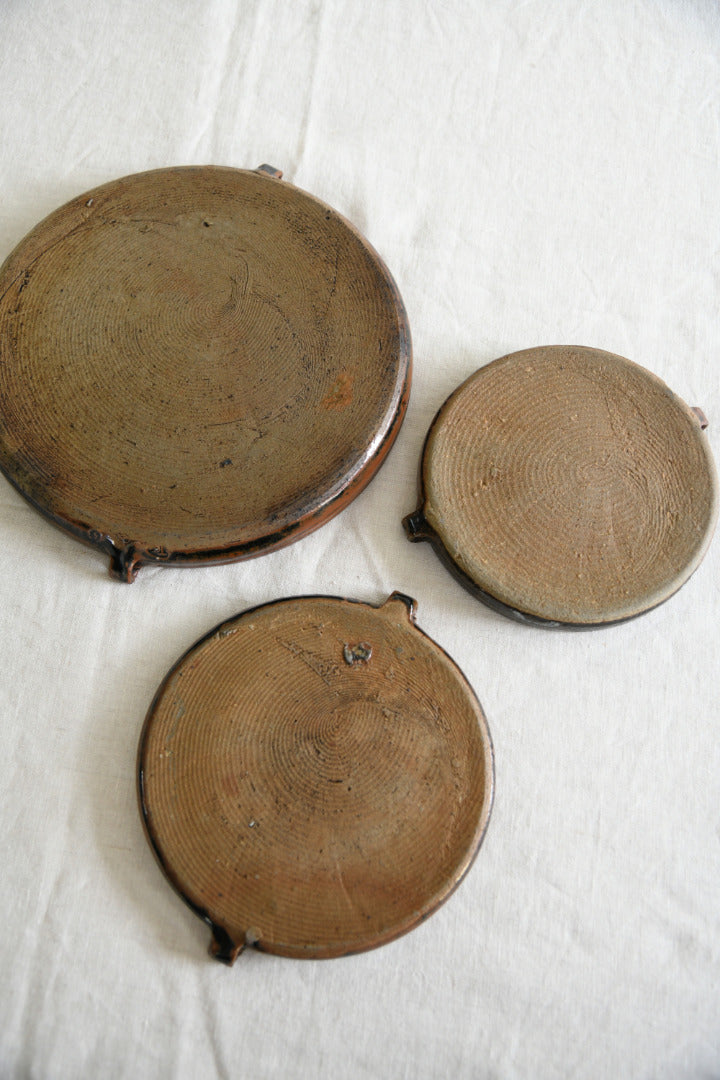 Trevor Corser Leach Pottery Dishes, Set of 3