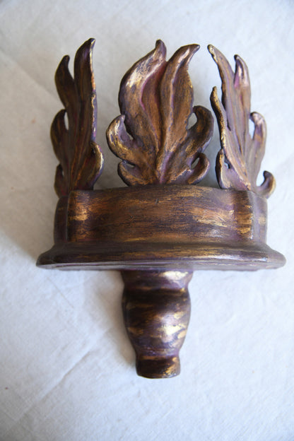 Decorative Moulded Gilt Wall Bracket