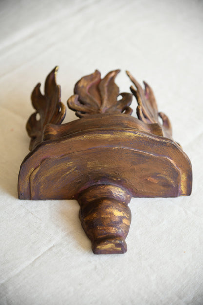 Decorative Moulded Gilt Wall Bracket