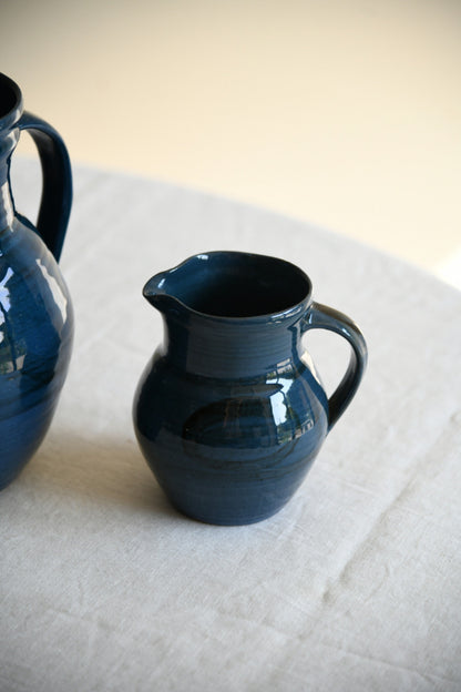 Cricklade Pottery Jug Pair | Blue Glaze Studio Ceramics