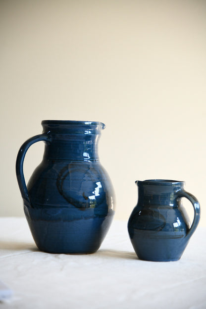 Cricklade Pottery Jug Pair | Blue Glaze Studio Ceramics