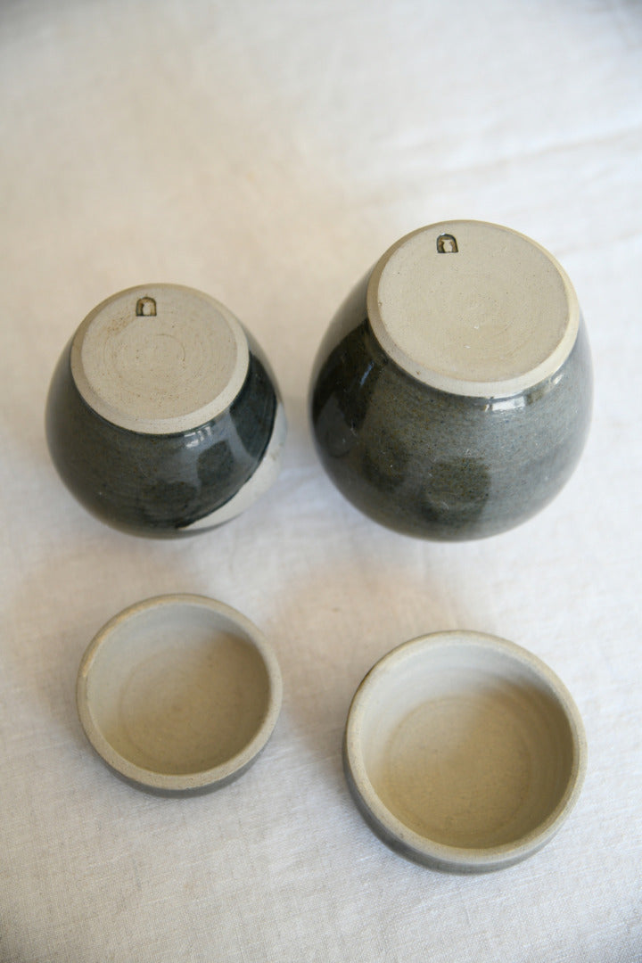 Cripplesease Pottery Lidded Jars