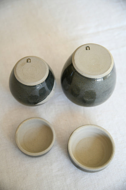 Cripplesease Pottery Lidded Jars