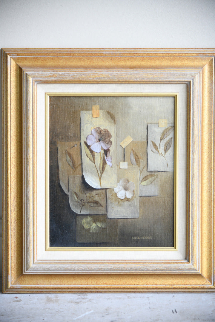Mike Woods Original Oil Painting Signed Still Life
