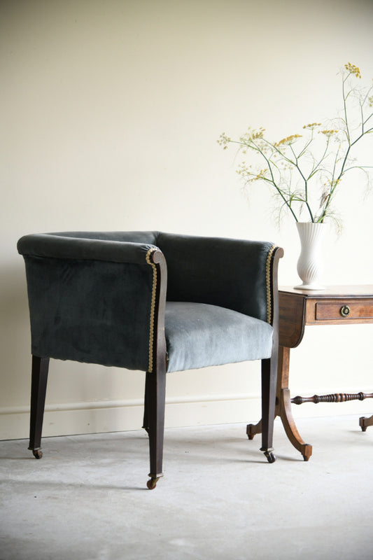 Antique Mahogany Tub Chair