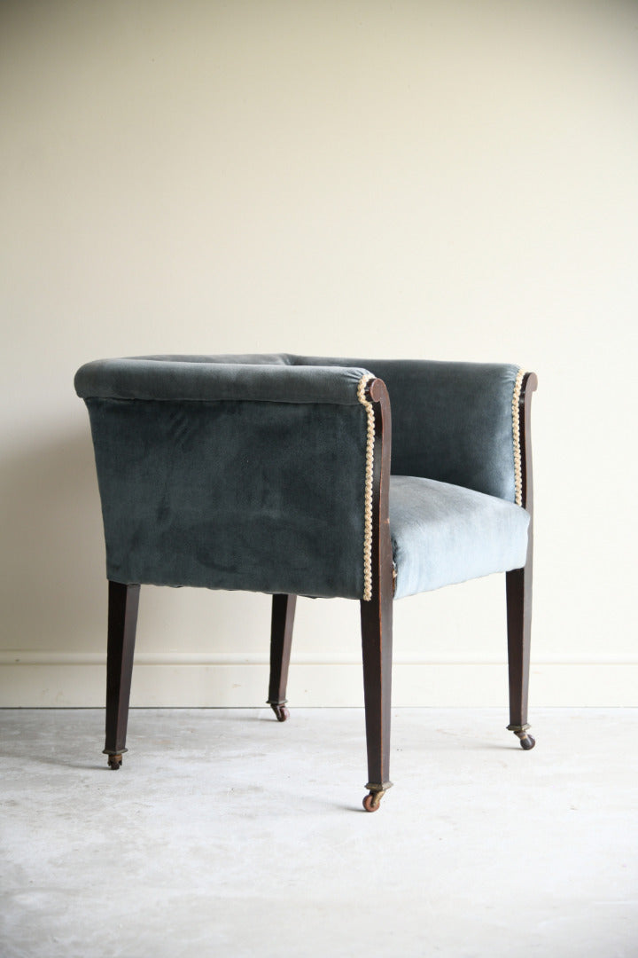 Antique Mahogany Tub Chair