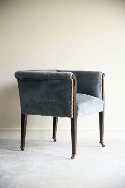 Antique Mahogany Tub Chair
