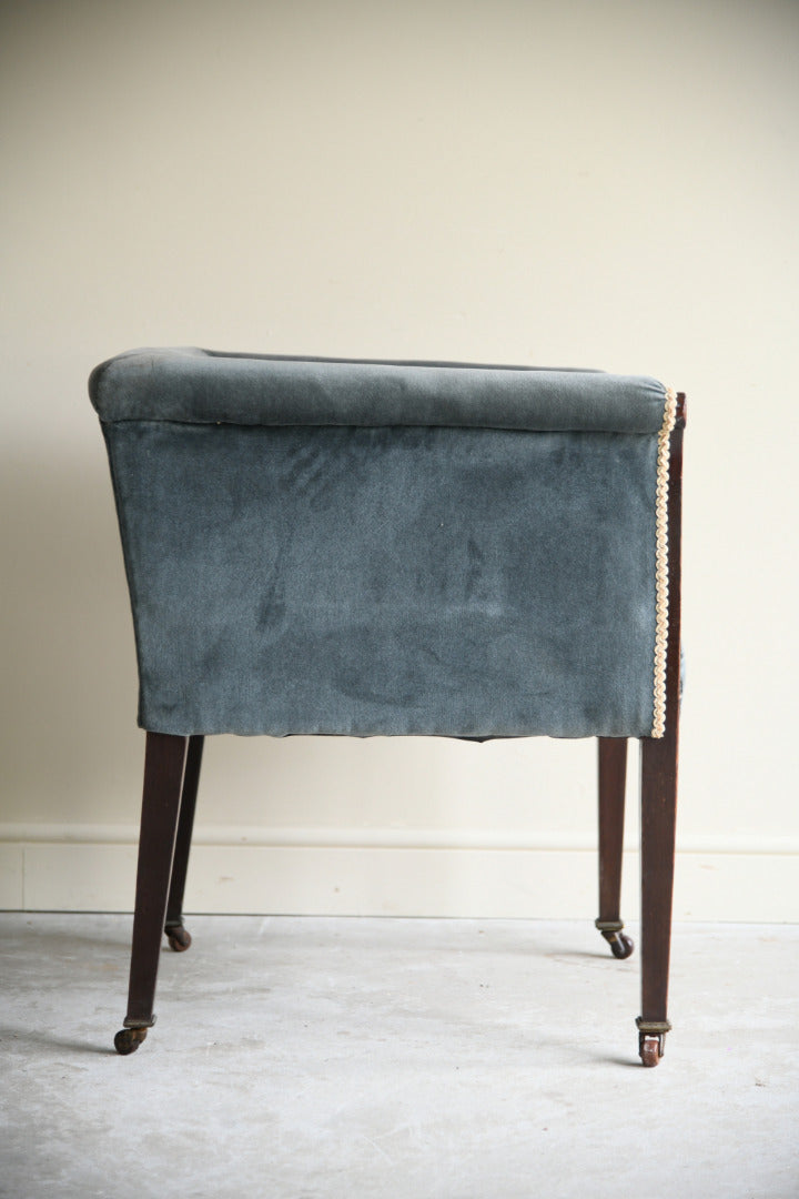 Antique Mahogany Tub Chair