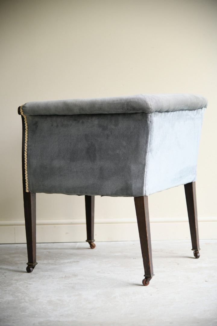 Antique Mahogany Tub Chair