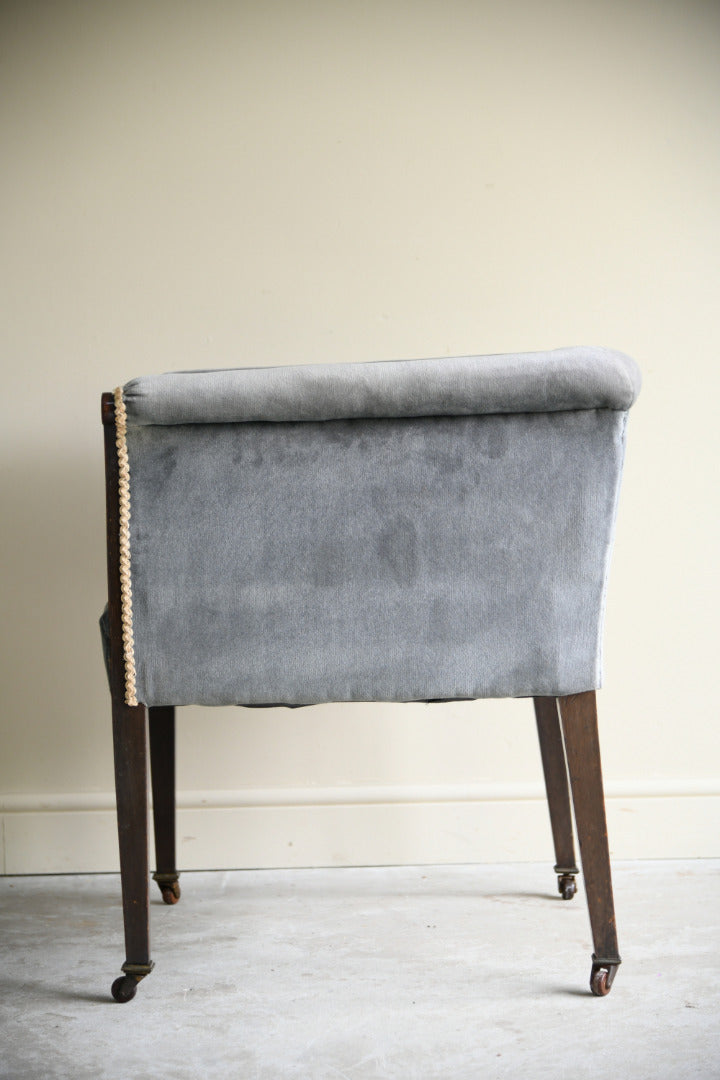 Antique Mahogany Tub Chair