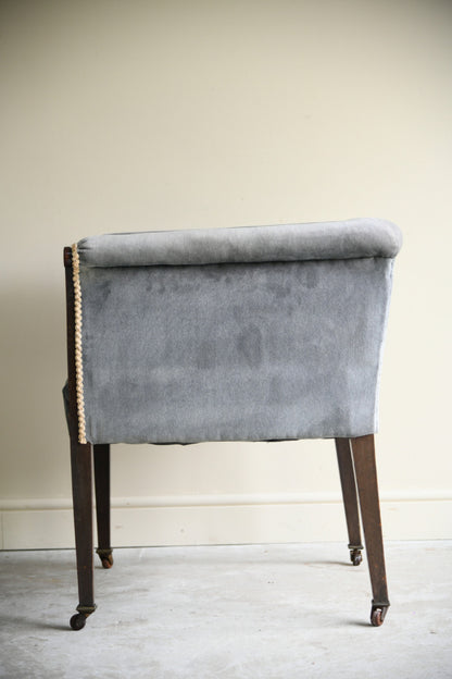 Antique Mahogany Tub Chair