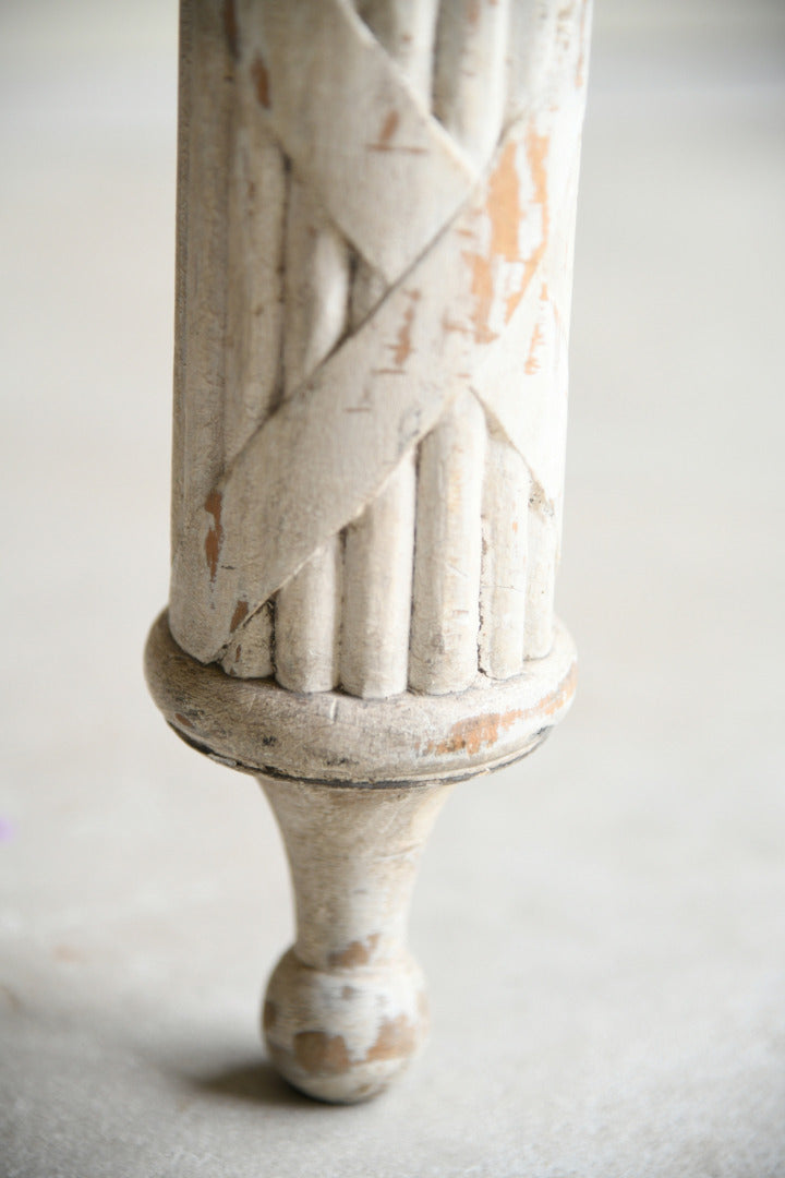 Early 20th Century Gustavian Style Painted Extending Writing Table
