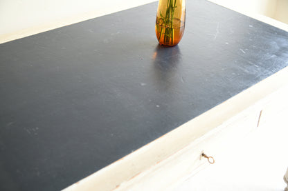 Early 20th Century Gustavian Style Painted Extending Writing Table
