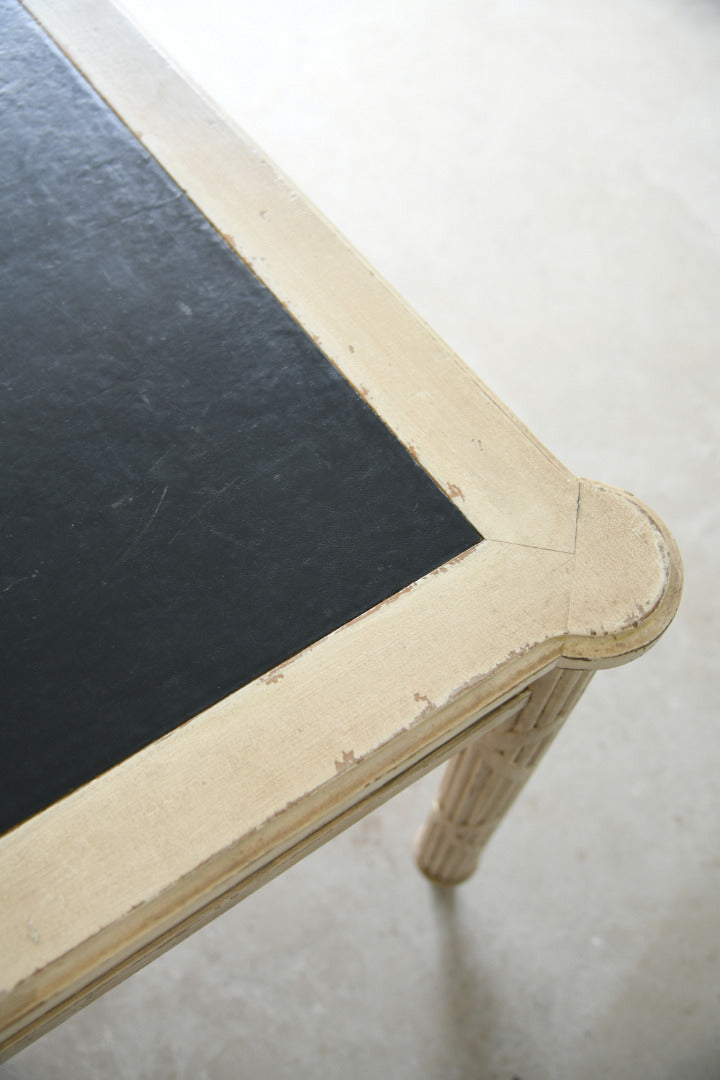 Early 20th Century Gustavian Style Painted Extending Writing Table