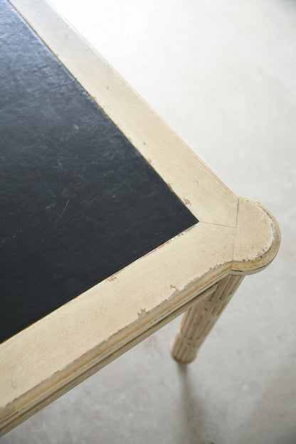 Early 20th Century Gustavian Style Painted Extending Writing Table