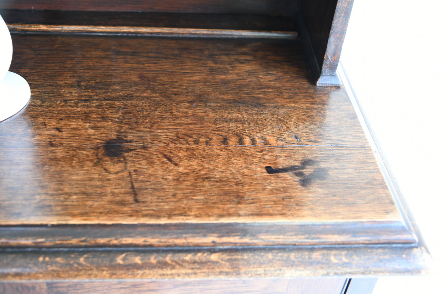 Antique Oak Welsh Dresser with Plate Rack