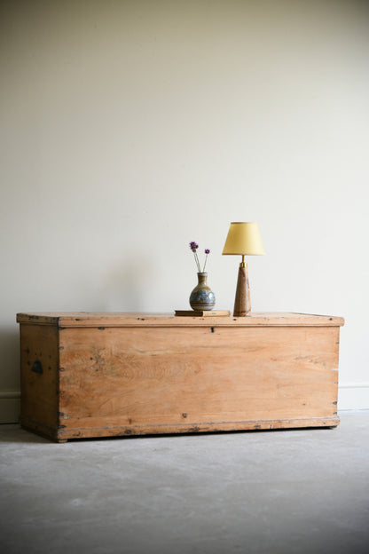 Antique Pine Blanket Box