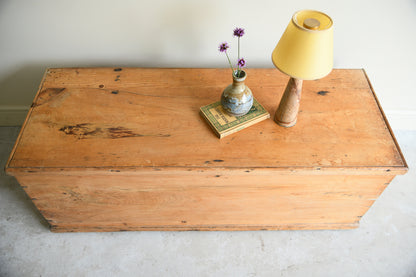 Antique Pine Blanket Box