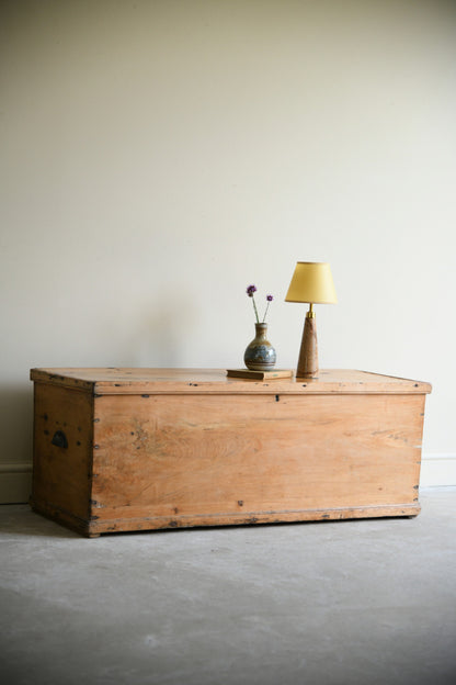 Antique Pine Blanket Box