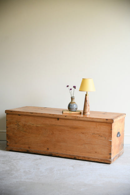 Antique Pine Blanket Box