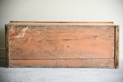 Antique Pine Blanket Box