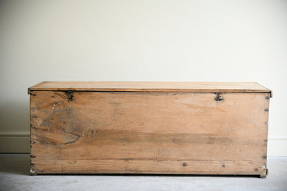 Antique Pine Blanket Box