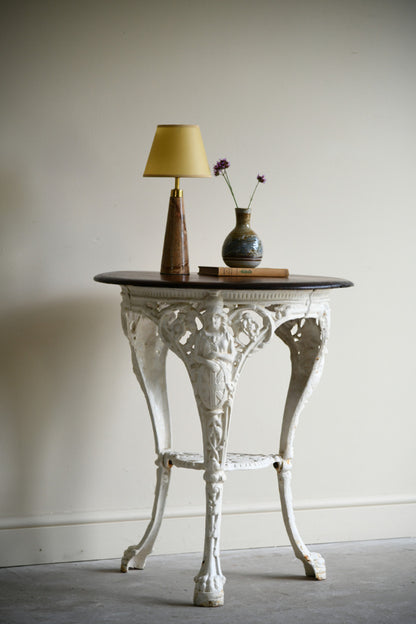 Victorian Cast Iron Britannia Pub Table