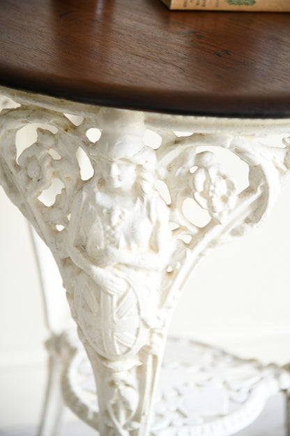 Victorian Cast Iron Britannia Pub Table