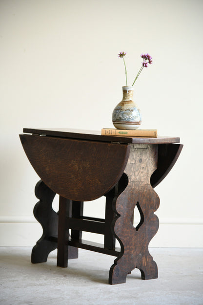 Early 20th Century Oak Gateleg Occasional Table