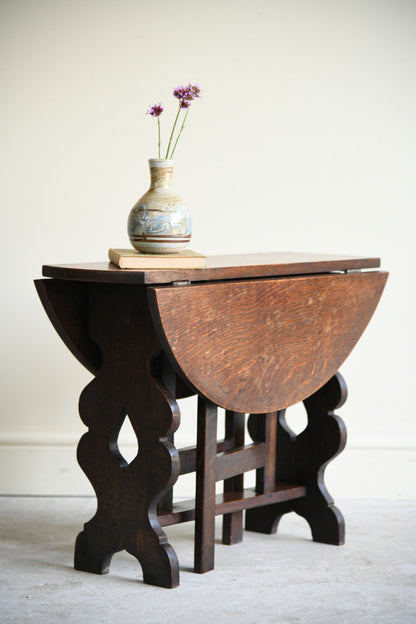 Early 20th Century Oak Gateleg Occasional Table