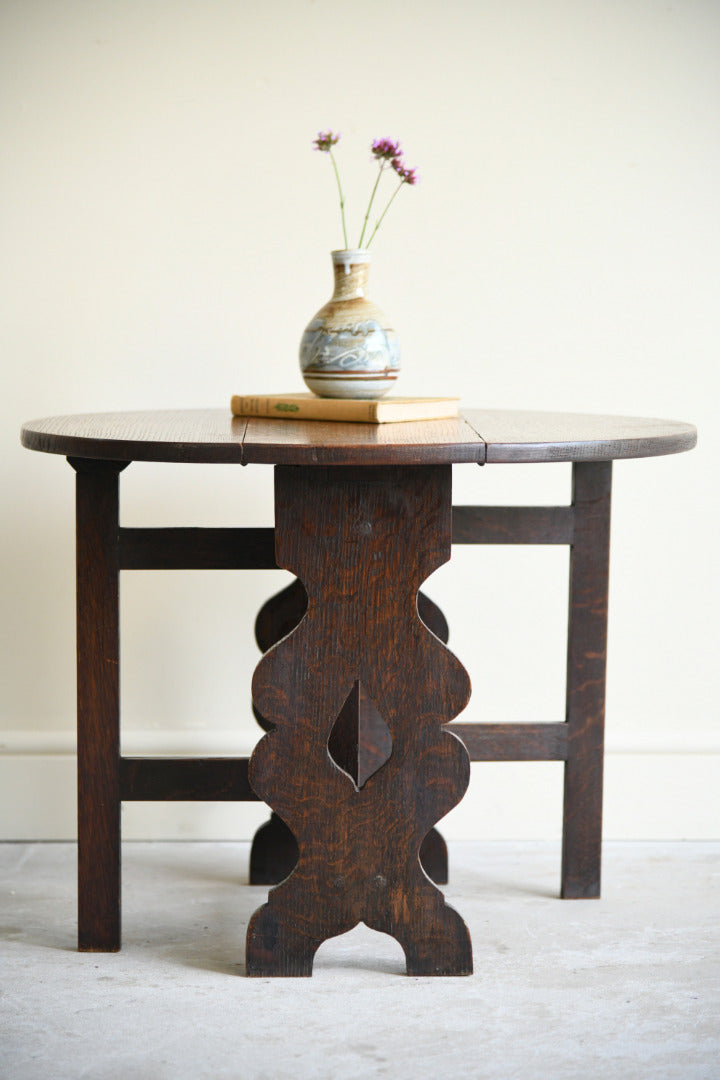 Early 20th Century Oak Gateleg Occasional Table