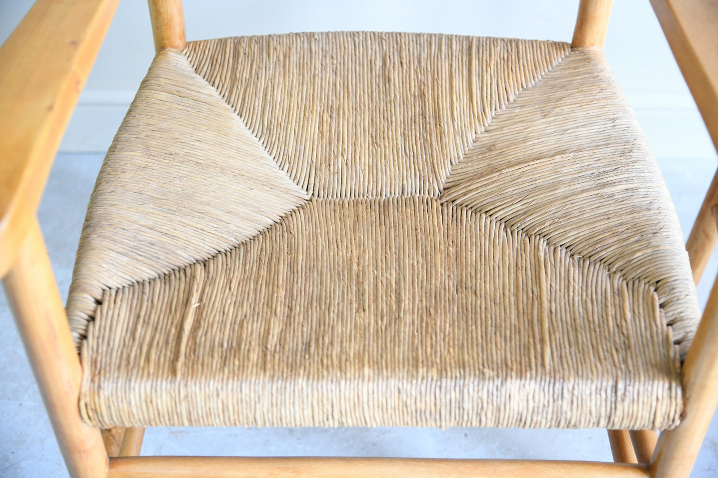 Pair of Ladder Back Armchairs, Style of Charlotte Perriand