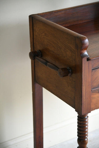 William IV Mahogany Washstand / Side Table