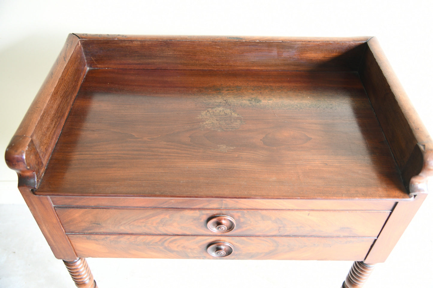 William IV Mahogany Washstand / Side Table