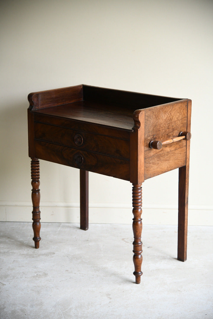 William IV Mahogany Washstand / Side Table