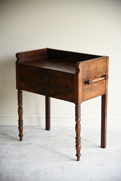 William IV Mahogany Washstand / Side Table