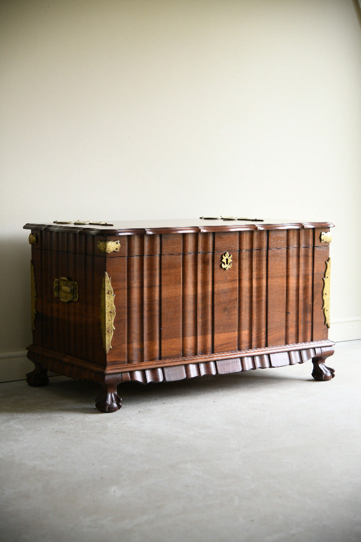 Dutch Colonial Style Brass Mounted Chest