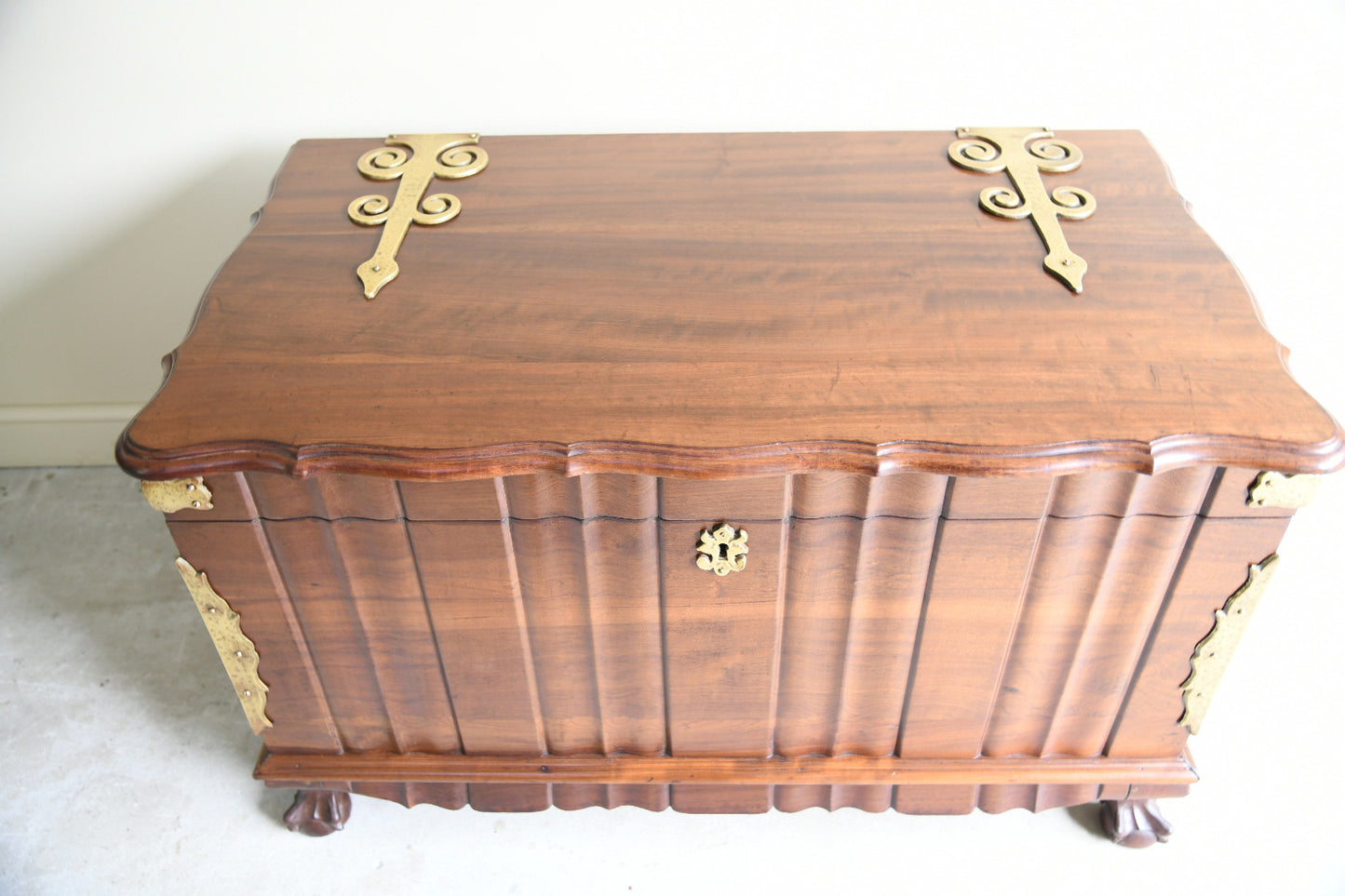 Dutch Colonial Style Brass Mounted Chest