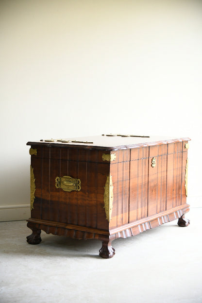 Dutch Colonial Style Brass Mounted Chest