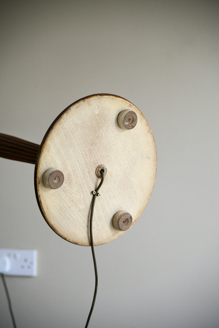 Turned Oak Standard Lamp