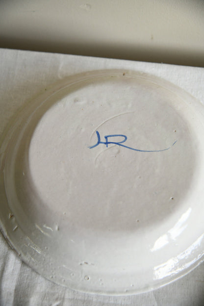 Pair of Henriot Quimper Faience Breton Figure Bowls