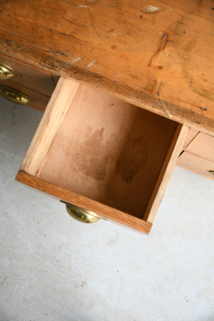 Haberdashery Style Pair of Vintage Oak Banks of Drawers