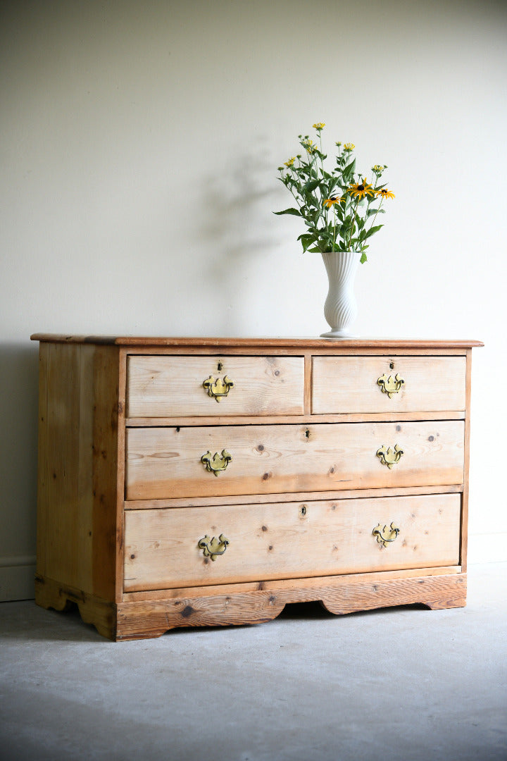 19th Century Stripped Pine Chest of Drawers