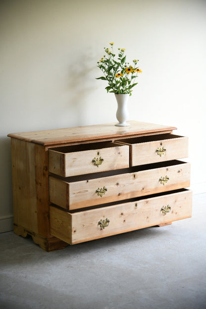 19th Century Stripped Pine Chest of Drawers
