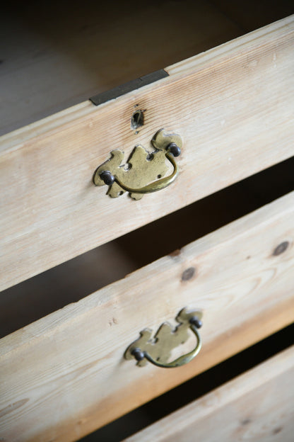 19th Century Stripped Pine Chest of Drawers