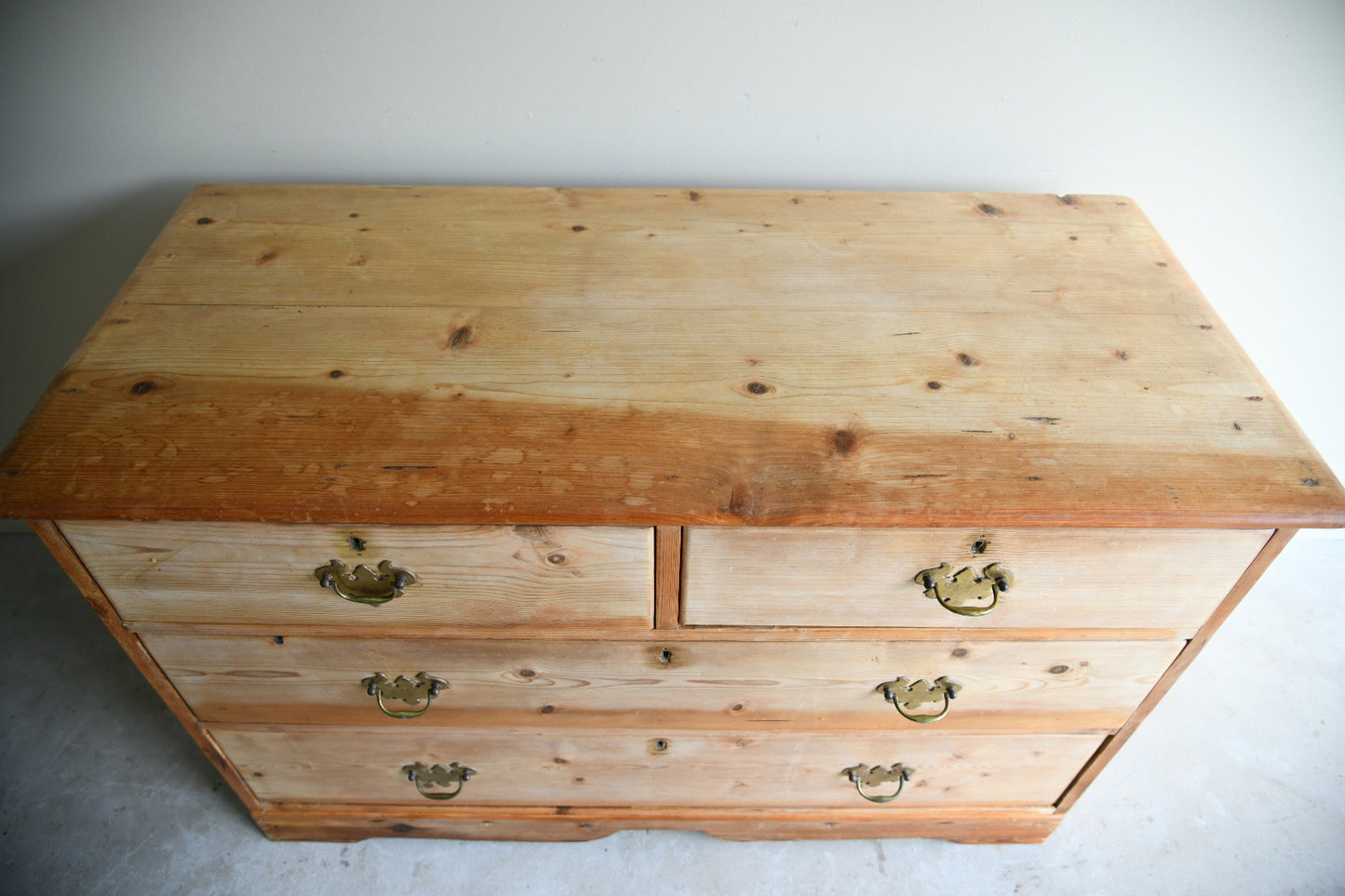 19th Century Stripped Pine Chest of Drawers