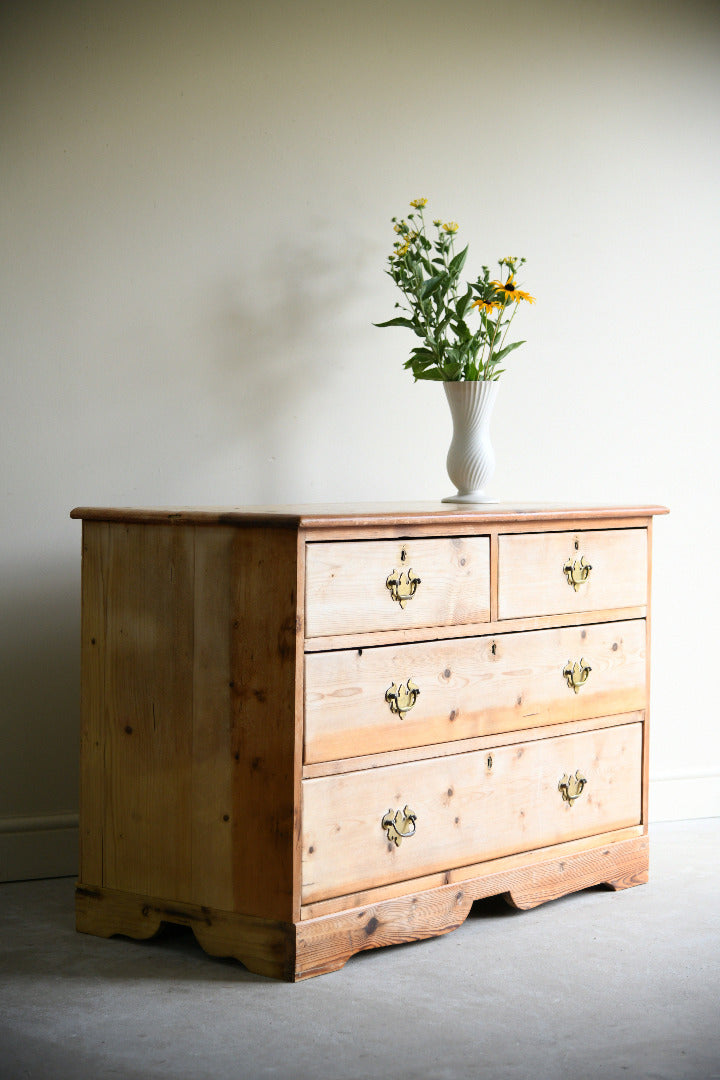 19th Century Stripped Pine Chest of Drawers