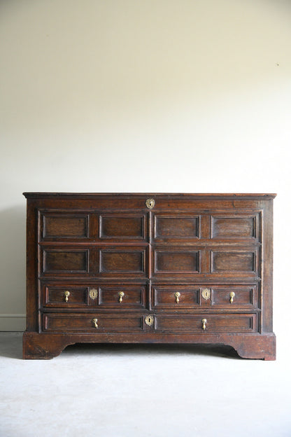 18th Century Oak Mule Chest