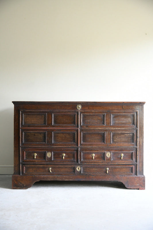 18th Century Oak Mule Chest